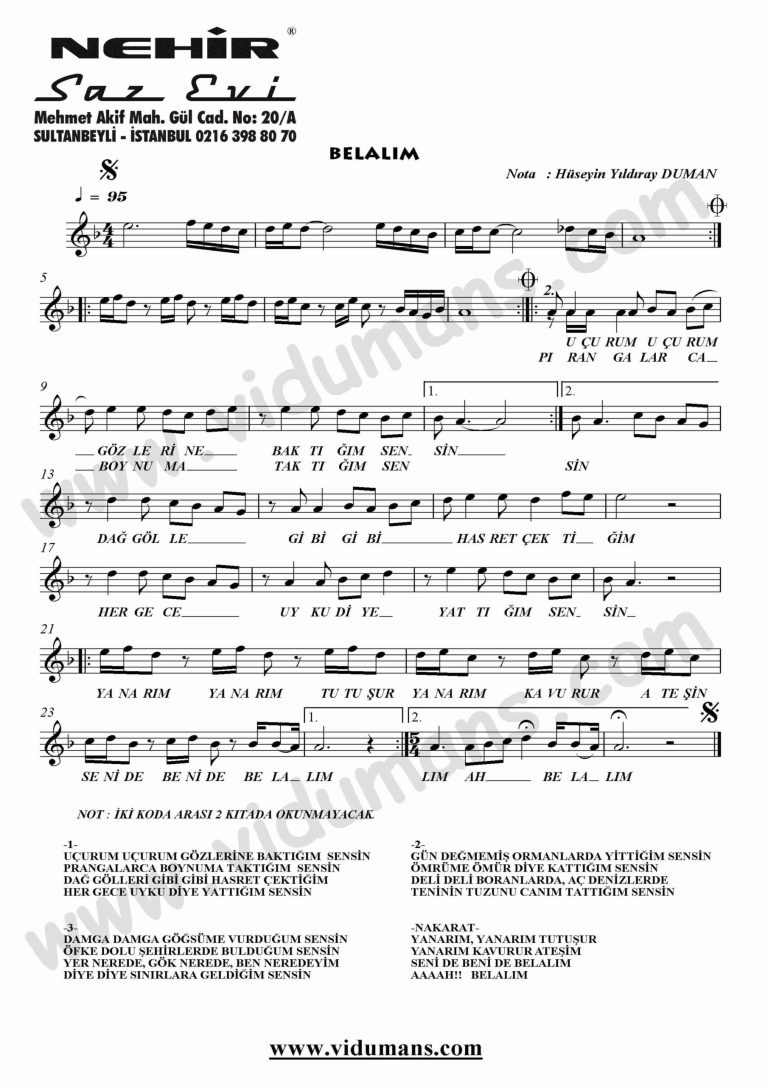 Belalim-Keman-Notalari