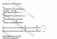 Bülbülüm Altın Kafeste – Ritim Gitar Akorları