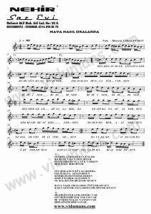 Hava Nasil Oralarda-Keman-Notalari