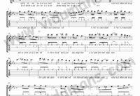 Unutamadım – Gitar Tab-Solo Notaları
