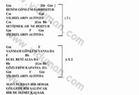 Yıldızların Altında – Ritim Gitar Akorları