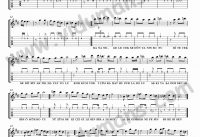 Cennet – Gitar Tab-Solo Notaları