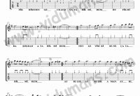 Fikrimden Geceler (Ayrılık) – Gitar Tab-Solo Notaları
