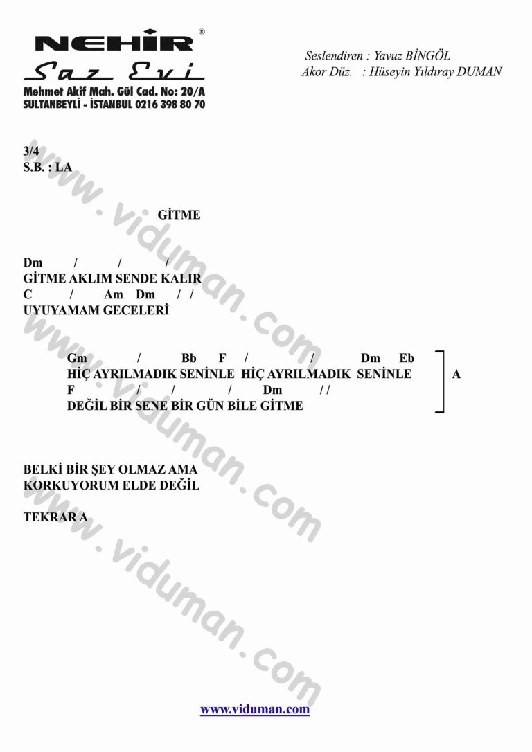 Gitme-Gitar-Ritim-Akorlari