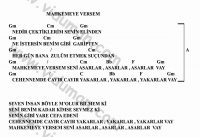 Mahkemeye Versem – Ritim Gitar Akorları