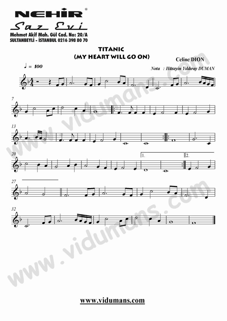 Titanic-Keman-Notalari