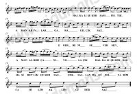 Halkalı Şeker – Bağlama-Saz Türkü Notaları