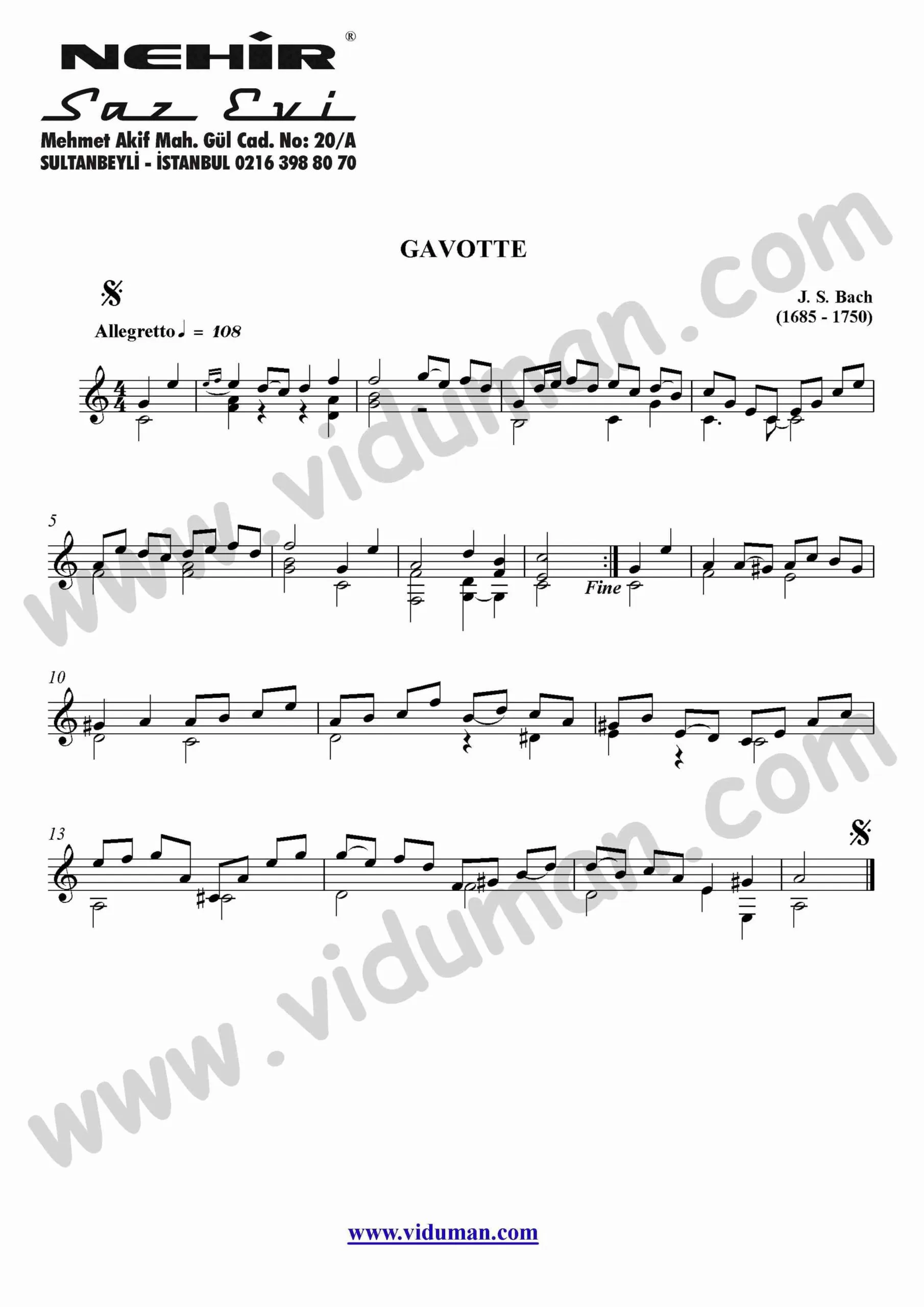 43- Gavotte (J. S. Bach)