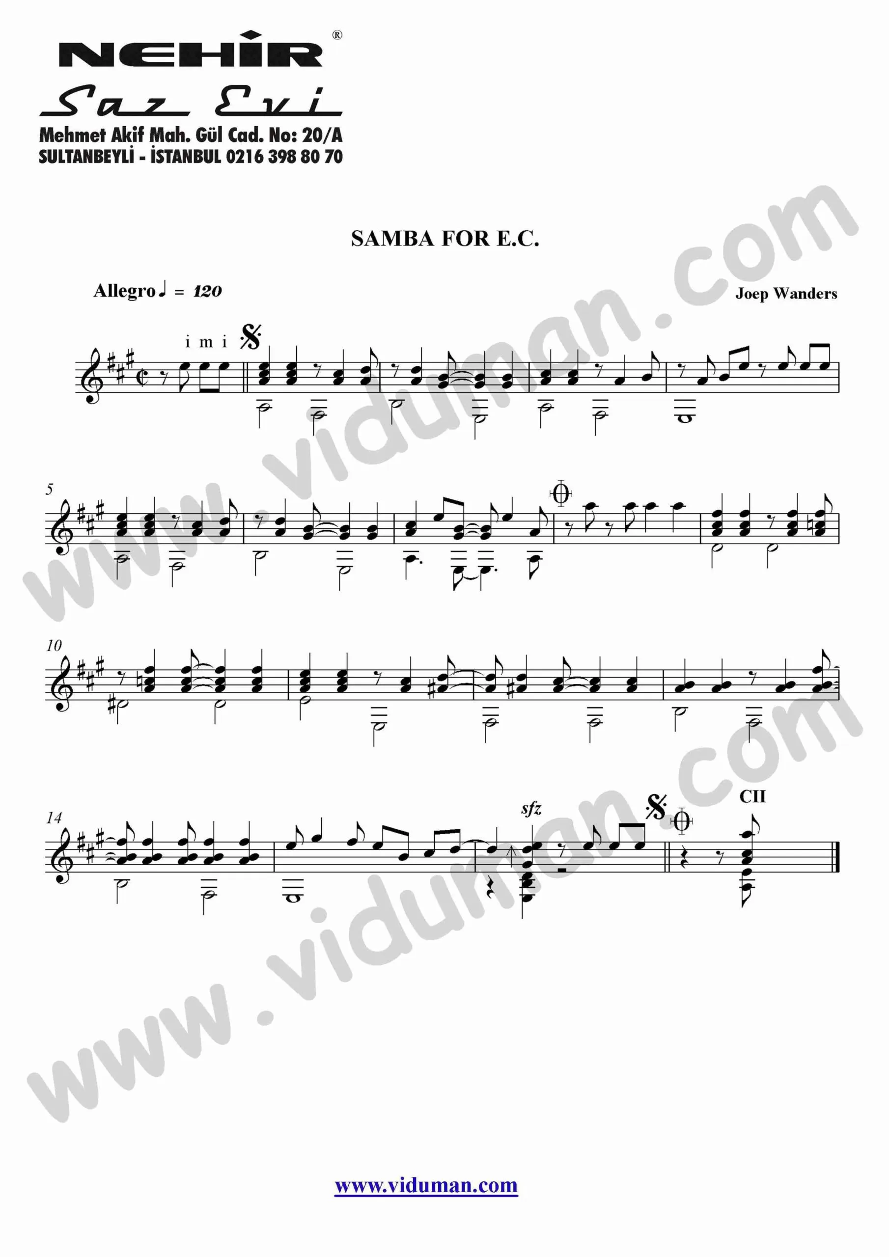 62- Samba For E.C. (Joep Wanders)