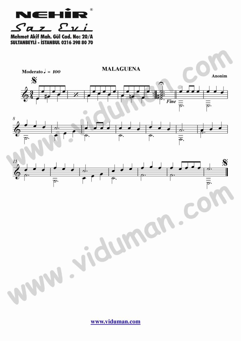 7- Malaguena (Anonim)