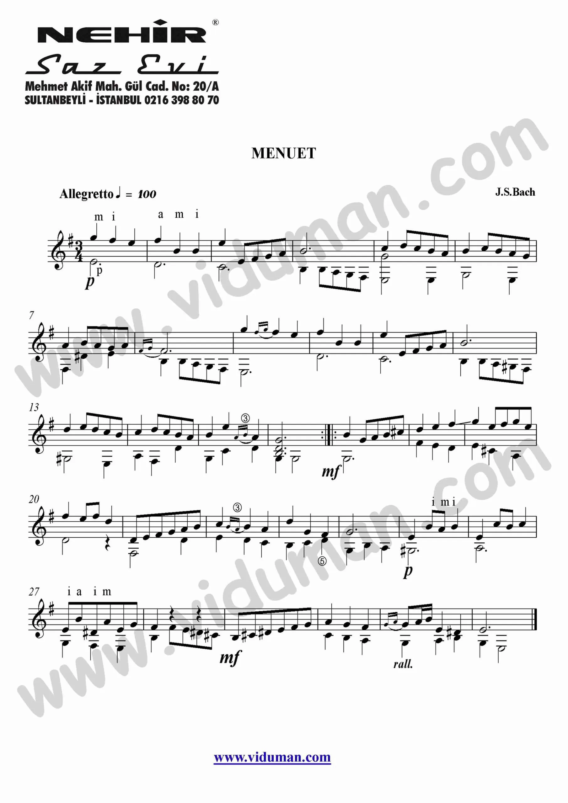 77- Menuet (J.S.Bach)