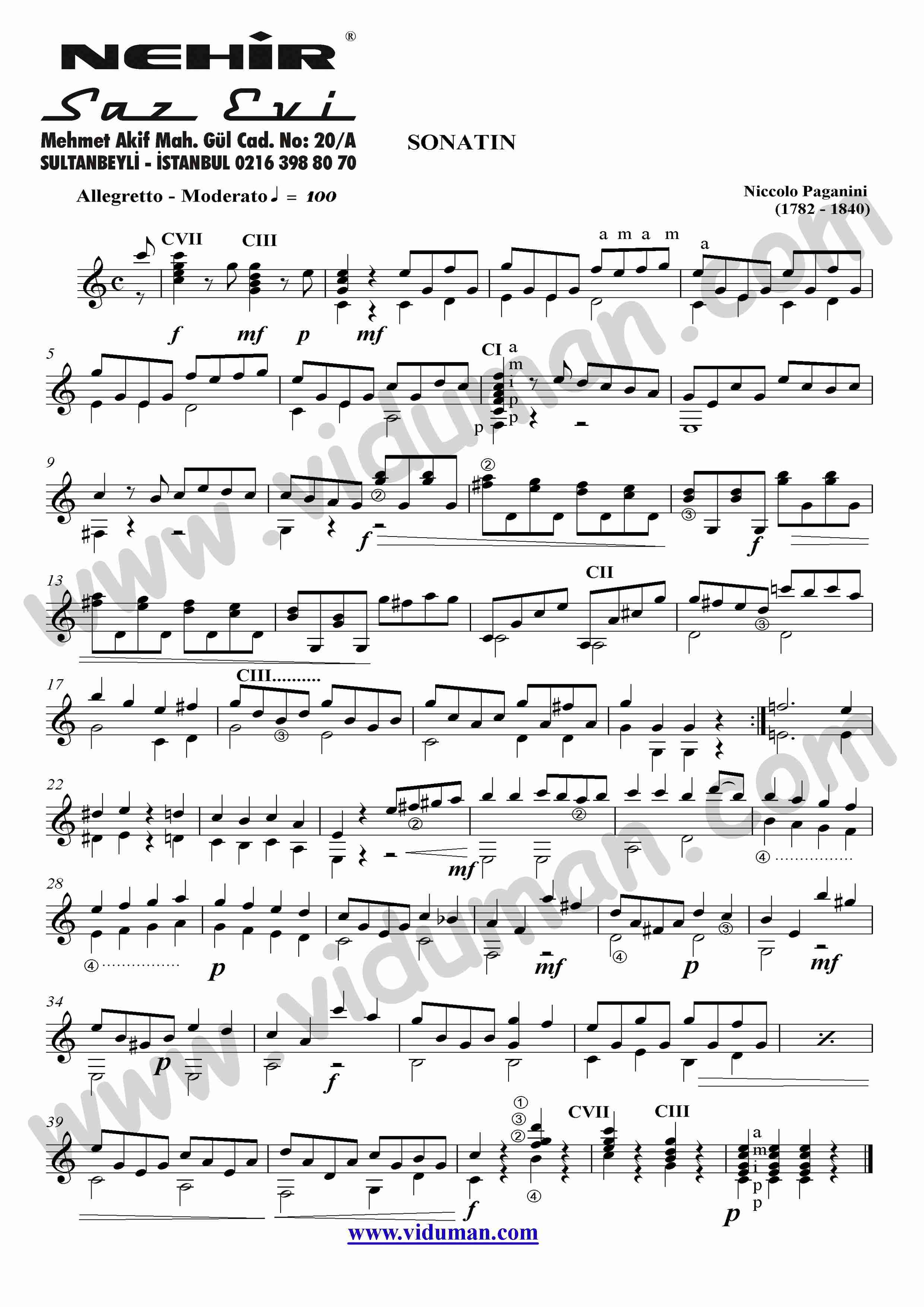 83- Sonatin (Niccolo Paganini)
