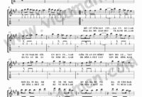 Adı Bende Saklı – Gitar Tab-Solo Notaları