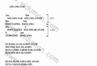 Ağlama Yar – Ritim Gitar Akorları