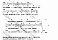 Anlıyorsun Değil Mi – Ritim Gitar Akorları