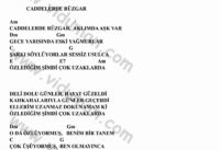 Caddelerde Rüzgar – Ritim Gitar Akorları