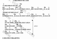 Çarşambayı Sel Aldı – Ritim Gitar Akorları