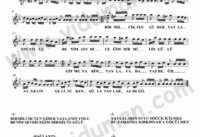 Dirmilcikten Gider Yaylanın Yolu – Bağlama-Saz Türkü Notaları