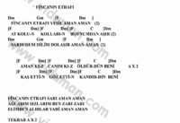 Fincanın Etrafı – Ritim Gitar Akorları