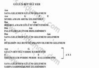 Gülün Bittiği Yer – Ritim Gitar Akorları