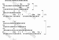 Ne Olursun Güzelim (Dalgalandım Da Duruldum) – Ritim Gitar Akorları