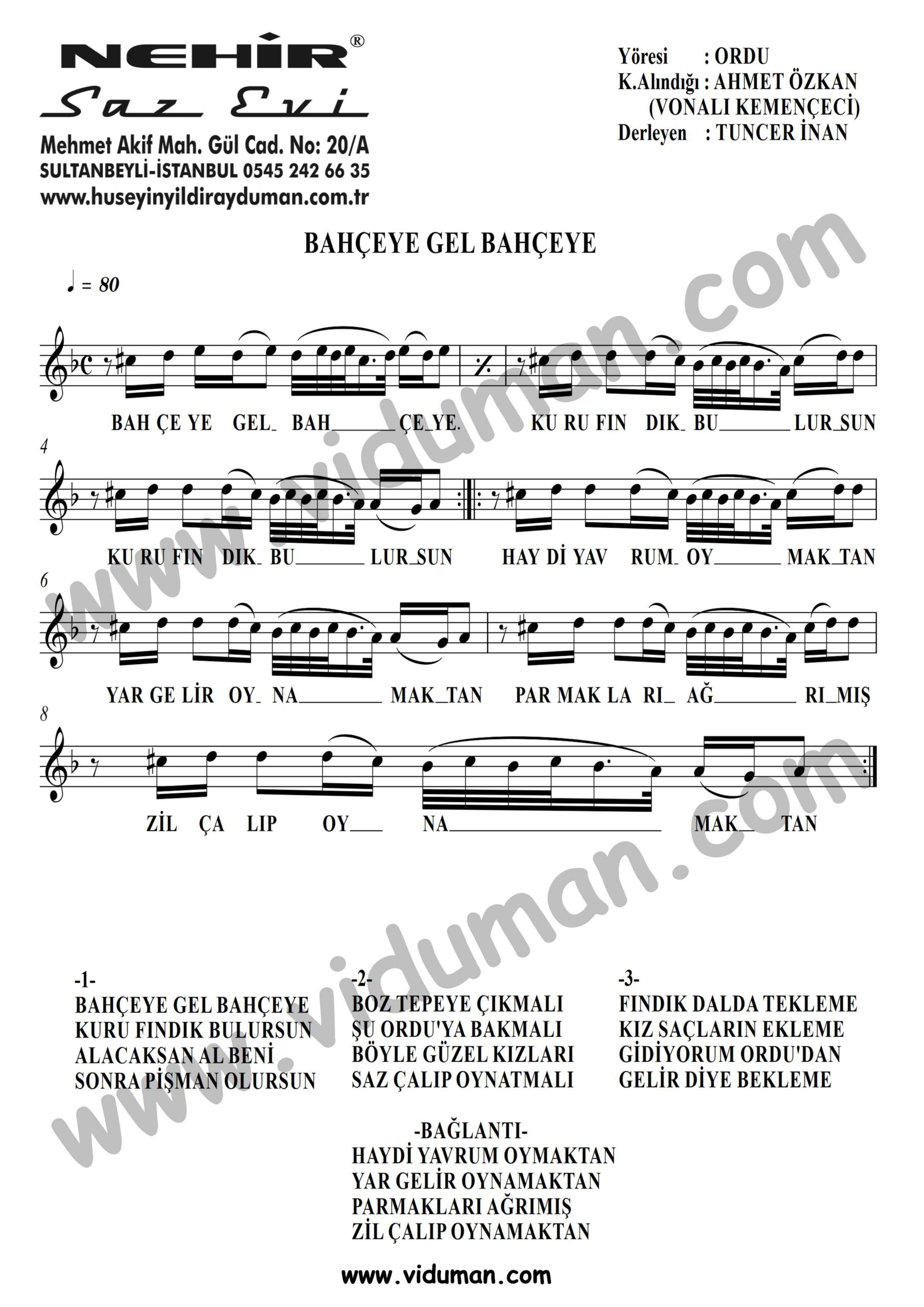 Bahceye Gel Bahceye
