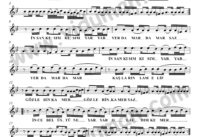 İnsan Kısım Kısım – Bağlama-Saz Türkü Notaları