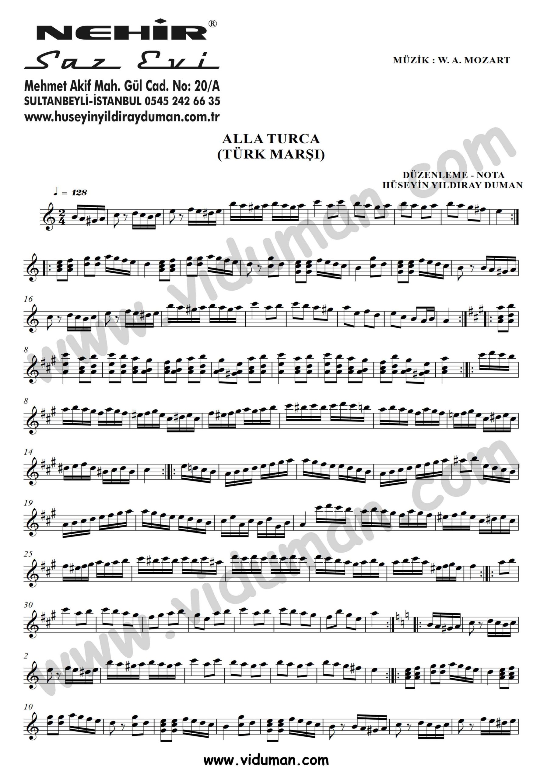 Turk Marsi_1-Baglama-Saz-Turku-Notalari