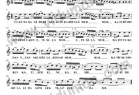 Üsküdara Gideriken – Bağlama-Saz Türkü Notaları