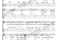 An Gelir – Ahmet Kaya-Gitar Tab-Solo Notaları
