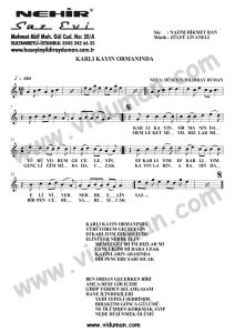 Karli Kayin Ormaninda-Baglama-Saz-Turku-Notalari