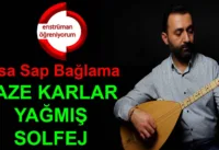 Taze Karlar Yağmış Solfej – Kısa Sap Bağlama