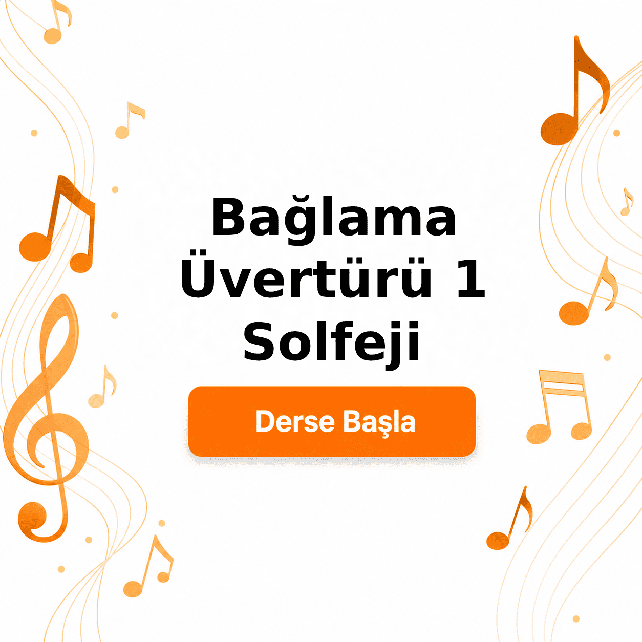 Bağlama Üvertürü 1 Solfeji - Derse Katıl