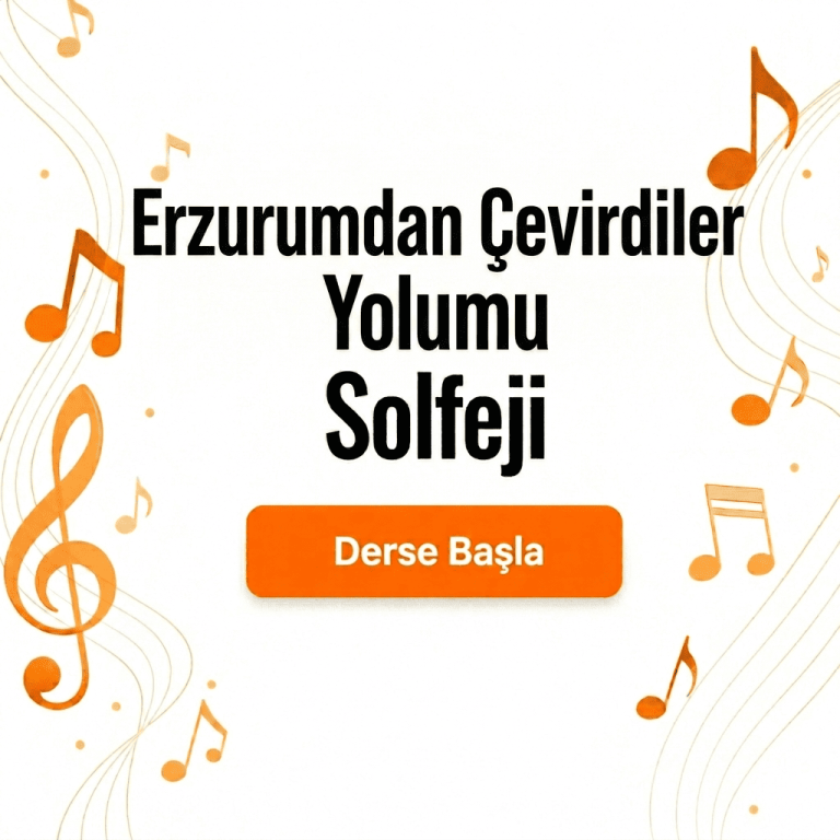 Erzurumdan Çevirdiler Yolumu Solfeji | Kısa Sap Bağlama Eğitimi (Başlangıç – Orta Seviye)