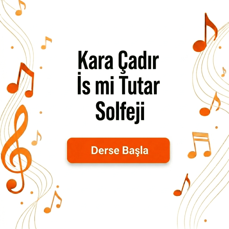 Kara Çadır İs mi Tutar Solfeji | Kısa Sap Bağlama Eğitimi (Başlangıç – Orta Seviye)
