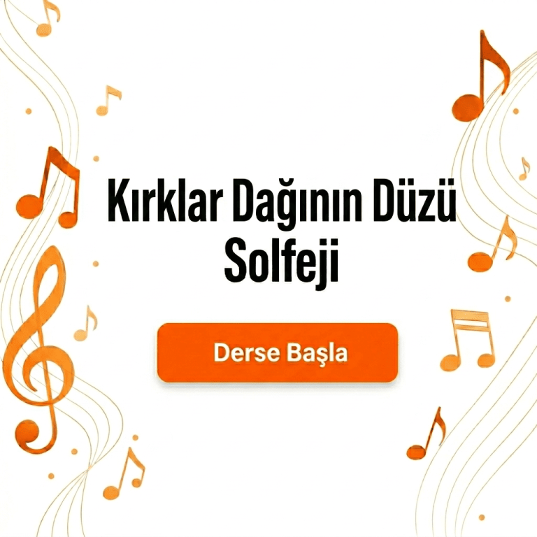 Kırklar Dağının Düzü (Suzan Suzi) Solfeji | Kısa Sap Bağlama Eğitimi (Başlangıç – Orta Seviye)