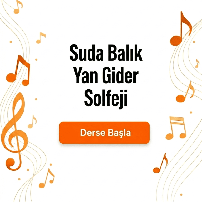 Suda Balık Yan Gider Solfeji | Kısa Sap Bağlama Eğitimi (Başlangıç – Orta Seviye)