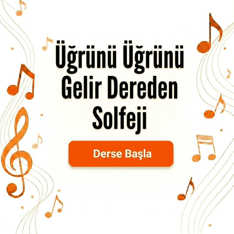 Üğrünü Üğrünü Gelir Dereden Solfeji | Kısa Sap Bağlama Eğitimi (Başlangıç – Orta Seviye)